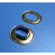 Люверс овальный d17*11(Французский замок) никель