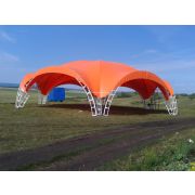 Арочный шатер 180 м.кв. без боковых стен (День Поля)