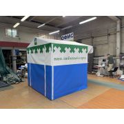 Палатка торговая 2,5 х 2 из ПВХ с рекламой