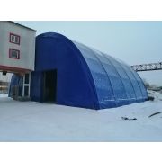 Ангар для линии производства бетона 21х15,5х8м