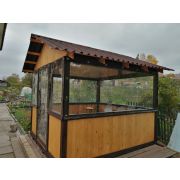 Гибкие окна + комплект фурнитуры + монтаж