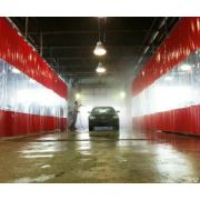 Шторы пвх для автомойки, завесы пвх, плотность 500 мкрн