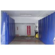 Штора ПВХ для автомойки цветная