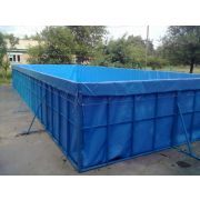 Каркасный бассейн из прочного ПВХ 650гр/м.кв. и профильной трубы