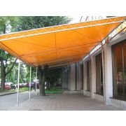 Каркасно-тентовый навес 5х12м